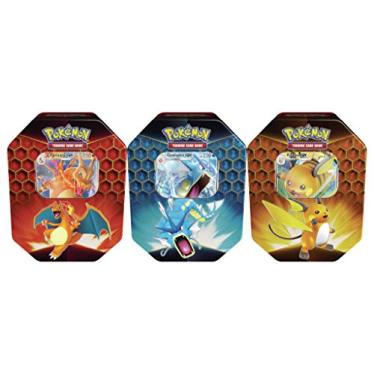 Baralho Pokémon tcg Lata V Forces - Aleatória no Shoptime