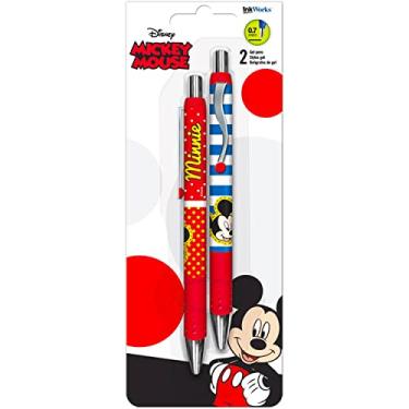 Imagem de Inkworks Disney Mickey e Minnie Mouse canetas de gel pacote com 2, 2 unidades