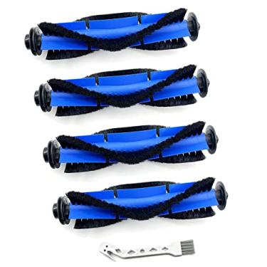 Imagem de Escova Rolante Tivcroxs 4 Peças de Reposição Compatível com Eufy RoboVac 11S, 30C, G30, 30, 11S MAX, 30C MAX, 15T, 15C, 12, 35C, 15C MAX, G30, G30 Edge Robot Vacuums