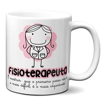 Imagem de Caneca Fisioterapeuta Mais Importante É Dar O Primeiro Passo (Branca)