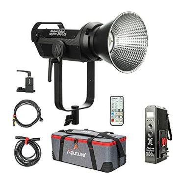 Imagem de Aputure LS 300X (V-Mount) 2700-6500K Luz de Vídeo LED Bicolor, 350W 24300lux@1m Sidus Link App Control, com Ventiladores Silenciosos, Controle CCT Preciso