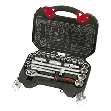 Imagem de Jogo de Ferramentas JJ-B4025M, JJTools, caixa plástica 25 peças - uso profissional