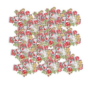 Imagem de Enfeites, boneco de neve para festa de aniversário, 200 peças de lindos botões artísticos, acessórios artesanais de alce para decoração de álbuns