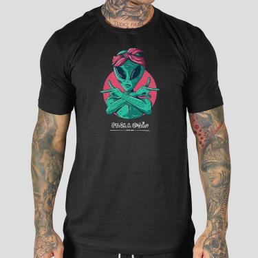 Imagem de Camiseta Masculina Algodão Premium Pega a Visao ET Alein-Masculino