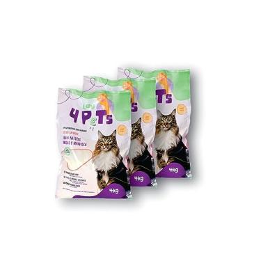 Imagem de Areia Higiênica de Milho e Mandioca Biodegradável Para Gatos, Grãos Mistos, Lov4Pets - Livre de Poeira – 12kg