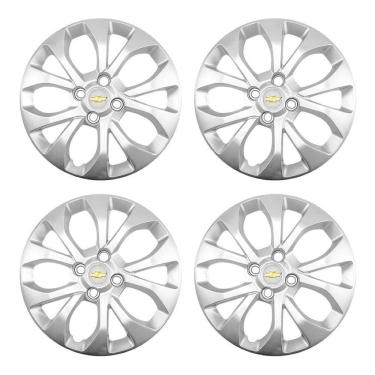 Imagem de Jogo Calota Aro 14 Onix Prisma 2017 A 2019 Joy Lt Ltz Prata