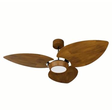 Imagem de Ventilador de Teto NatuVent Dahlia LED 3 Pás Madeira Imbuia 4000k Branco Neutro, Luz Neutra (220, Volts)