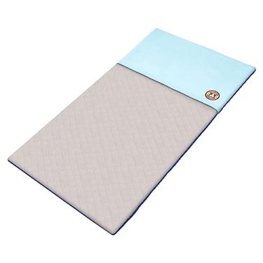 Imagem de GuineaDad Forro de gaiola reutilizável original – roupa de cama de lã azul com bolso para escavação – núcleo de bambu extra absorvente e fundo impermeável – serve para gaiola de porquinho da índia do