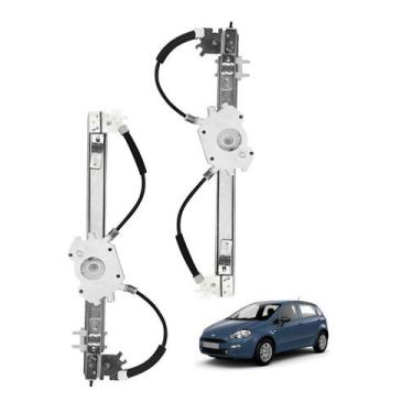 Imagem de Par Maquina Vidro Eletrico Punto Linea Fire Elx Hlx Dianteir - Fiat