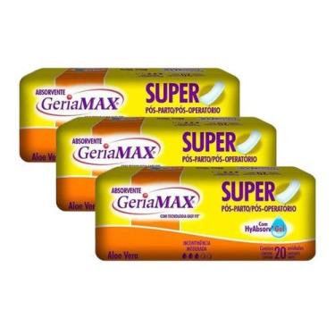 Imagem de 3 Absorvente Geriátrico Geriamax Tamanho Único 20 Unidades