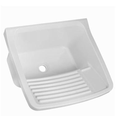 Imagem de Tanque De Plastico 22 Litros Para Lavar Roupas Astra ,  Branco