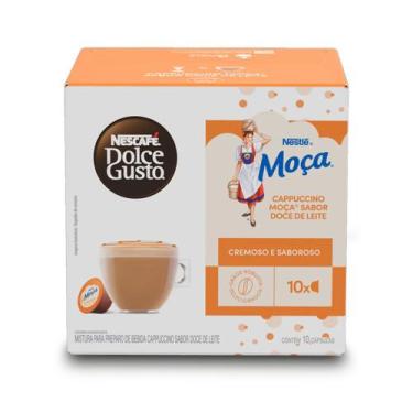 Imagem de 10 Cápsulas Nescafé Dolce Gusto Cappuccino Leite Moça