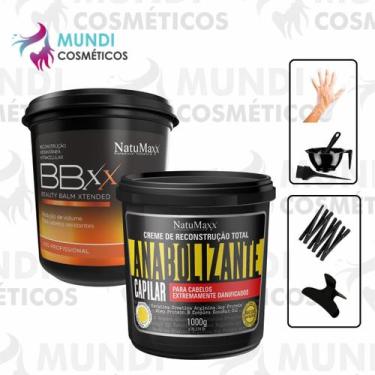 Imagem de Kit Natumaxx Anabolizante 1kg  e Bbxx Btx Beauty Balm Black 1kg