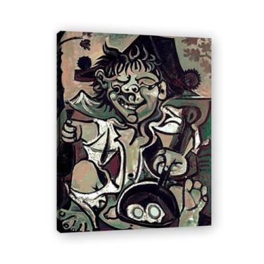 Imagem de Murais Happy Bobo Diego Rivera – Arte de realismo socialista mexicano, muralista do século 193, coleção clássica do museu de Nova York para decoração de casa 20 x 26 cm