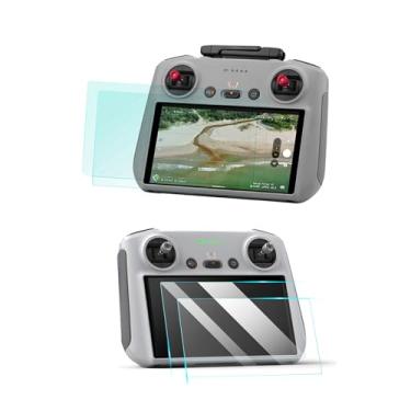 Imagem de wtohoby Película protetora de tela de vidro temperado HD para DJI Flip/Mini 4 Pro/Air 3S/Mini 3/Mini 3 Pro/Air 2S RC/RC 2 com acessórios de controle remoto de exibição 9H 2.5D Arc Edge Anti-riscos 2