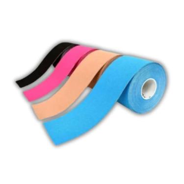 Imagem de Fita Kinesiológica Tape Adesiva – Bandagem Elástica Muscular Resistente a Água para Suporte Ortopédico