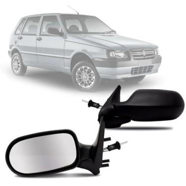 Imagem de Retrovisor Uno Fire Flex 4 Portas 2005 A 2010 Sem Controle