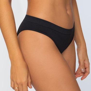 Imagem de Calcinha Loba Biquini Clássica Sem Costura 40400-001, Preto, P