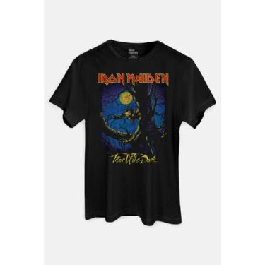 Imagem de Camiseta Iron Maiden Fear Of The Dark - Piticas, G3, Preto, Unissex