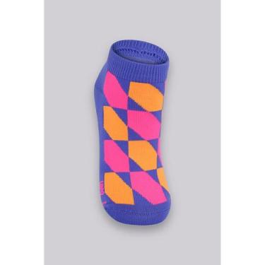 Imagem de Meia Cano Curto Lupo 02911-005 Kids Antiderrapante Estampada Poliamida