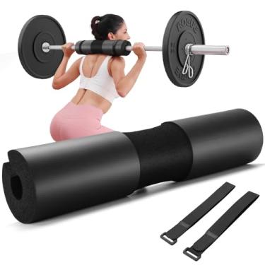 Imagem de Almofada de agachamento com barra para banco de pesos, conjunto de almofadas de agachamento, equipamento de ginástica para levantamento de peso