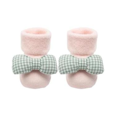 Imagem de Meias De Bebê Tricotadas Para Recém-Nascidos E Crianças Pequenas Com D