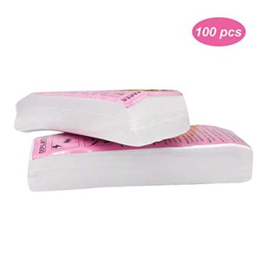 Imagem de Yinhing 100 Unidades de Remoção de Cabelo de Pano Corporal Não Tecido Remove Rolos de Papel de Cera, Forte Resistência Limpa Fácil de Usar, Com Cera de Abelha, para Depilação (1)