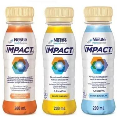 Imagem de Impact Nestlé Kit C/3 200ML (escolha o Sabor), MIx 01