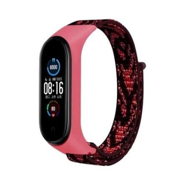 Imagem de Pulseira De Nylon Respirável Para Xiaomi Mi Band 7 6 5 4 3 8, Correia 