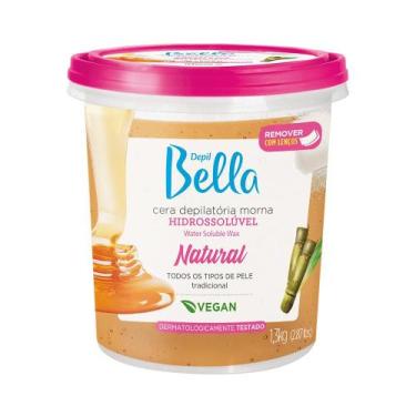 Imagem de Cera Depilatória Depil Bella Morna Hidrossolúvel Natural 1300g