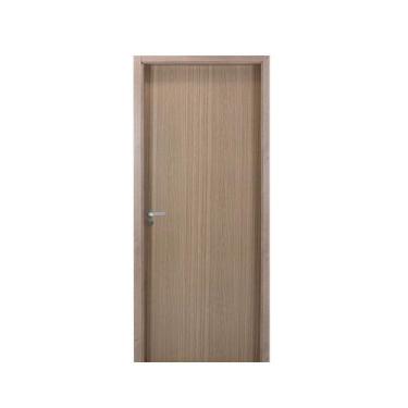 Imagem de Kit Porta de Madeira Lisa 215x74cm com Batente de Mdf Ultra 7cm Melamí