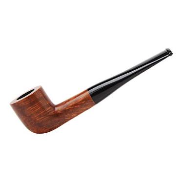 Imagem de MUXIANG Cachimbo de Tabaco de Madeira Briar Reto, 10 Limpeza, Marrom