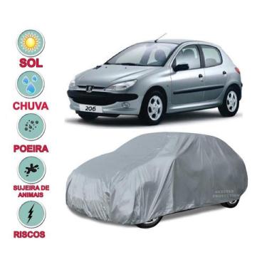 Imagem de Capa Cobrir Carro Peugeot 206 Impermeável Proteção - Bezzter