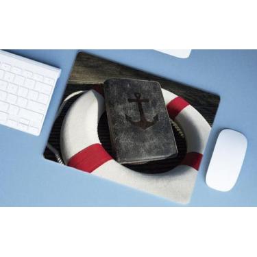 Imagem de Mouse Pad Emborrachado Personalizado Grande Náutico Oceania Praia Mar 
