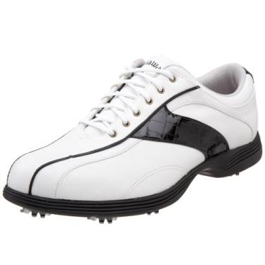 Imagem de Callaway Sapato de golfe feminino Savory, Branco/preto, US Women's 5 M