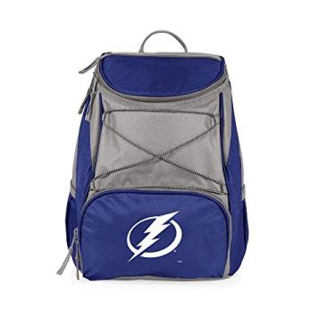 Imagem de Mochila térmica PICNIC TIME NHL Tampa Bay Lightning PTX Isolada, Cooler, Azul Marinho