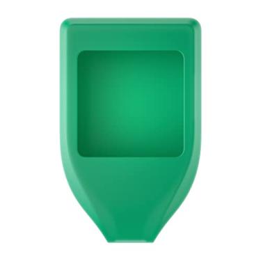 Imagem de CVER - Capa protetora de silicone para Trezor Model T, com recortes USB C e micro SD (verde)