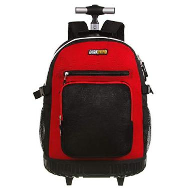Imagem de Mala Escolar GLP com Rodinhas Overprint, Dermiwil, 37451, Vermelho e Preto