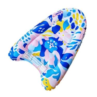 Imagem de UGPLM Placa de surf inflável para a prancha de água inflável para a bóia para crianças e infantil festas deslizam férias de deslizamento, Rosa