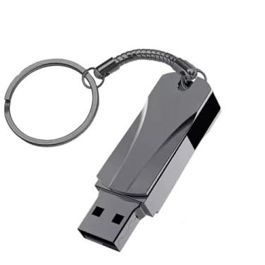 Imagem de PENDRIVE METALIZADO DE 1TB E 2TB, COM INTERFACE USB 3.0, COMPATÍVEL COM LAPTOP, NOTEBOOK, DESKTOP E CELULARES, NAS CORES PRATA E PRETO. (PRETO, 2, TB) + HUB USB 3.0 4 PORTAS.