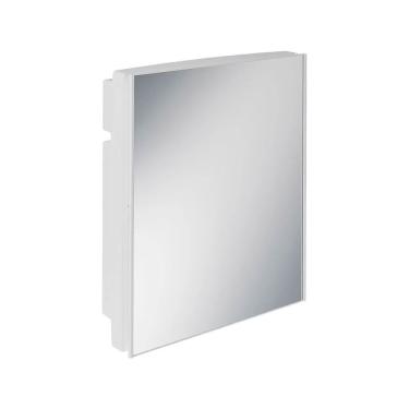 Imagem de Armário Para Banheiro Com Espelho Astra Versátil A41 Sobrepor - Embutir Branco A41*br1