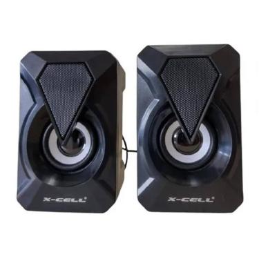 Imagem de Caixa de Som USB Multimidia Com LED 10W RMS XC-CM-18