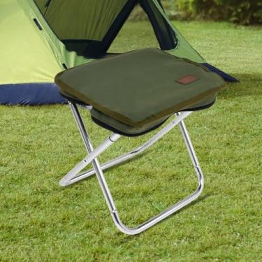 Imagem de Banco portátil para montanhismo e caminhadas, cadeira dobrável ao ar livre, suporte de liga de alumínio com bolsa de transporte para churrasco, acampamento, pesca, viagens, caminhadas, jardim, praia