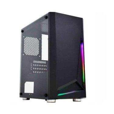 Imagem de Gabinete Gamer K-Mex Hawk II Rainbow - CG-01KT