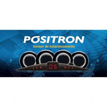 Imagem de Sensor De Estacionamento Positron 4 Sensores Ps220 Branco