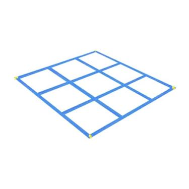 Imagem de Lljsszr Conjunto Grande com Estacas de Fixação, Ideal para Piqueniques No Jardim Ou Gramado, Blue B