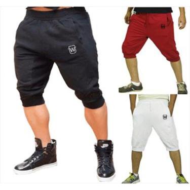 Imagem de Bermuda De Moleton Wooks Masculina Skinny Fitness