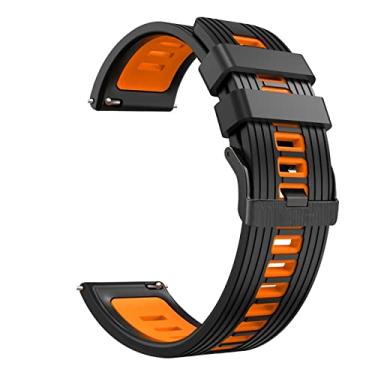 Imagem de SERDAS Pulseiras de silicone de 22 mm para Huawei Watch GT3 GT 2 Pro Smartwatch Pulseiras oficiais GT2 Pro GT 3 Runner 46mm Pulseira Correa (Cor: Estilo B, Tamanho: 22mm Universal)