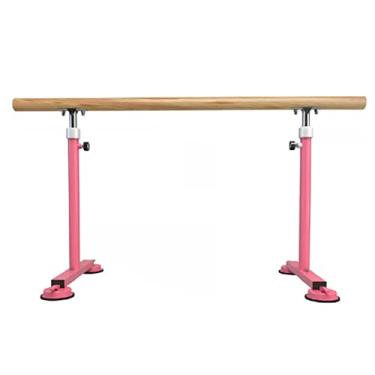 Imagem de Ballet Barre Barra de balé móvel com ventosa, bastão de aço portátil para prática de dança, capacidade de carga de 300 kg (Color : Pink, Size : 1M/3.3FT)