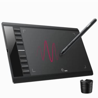 Imagem de Mesas Digitalizadoras UGEE M708 10 x 6 Inch Caneta sem Bateria 8192 Níveis de Pressão Inclinada 10 Teclas de pressão Graphics Drawing Tablet para Animação Artística Iniciant Window/Mac/Linux/Android